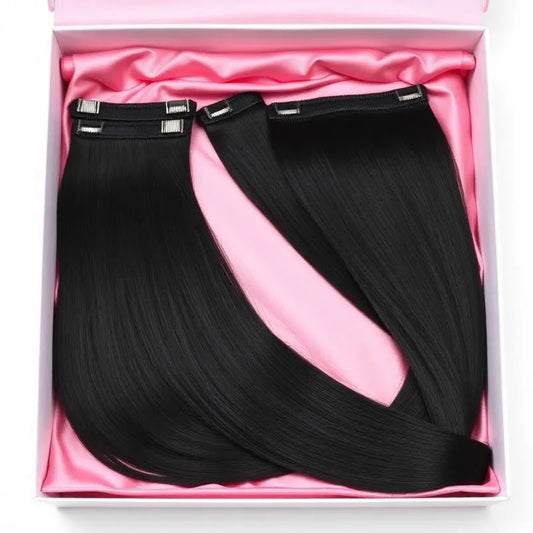 luxury hair clip in extensions
