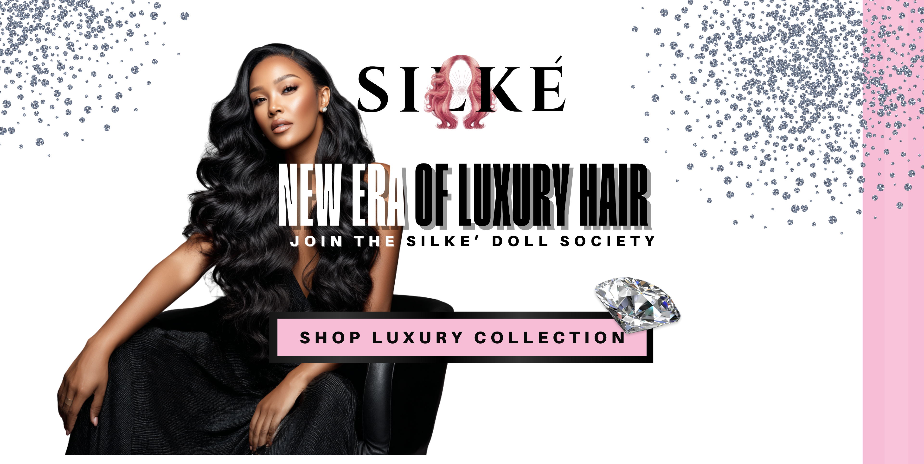 Home Page Silke Luxury Hair Extensions Home Page. Shop Luxury Collection