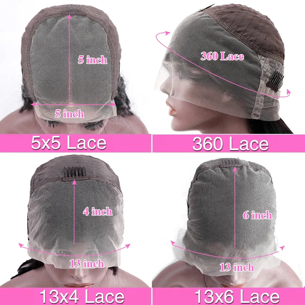 Silke’ 28 inch body wave lace front wig – HD lace, pre-plucked virgin hair wig with natural body wave texture