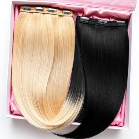 Silke’ luxury clip-in hair extensions – pre-washed virgin hair clip-ins for instant volume and length in minutes