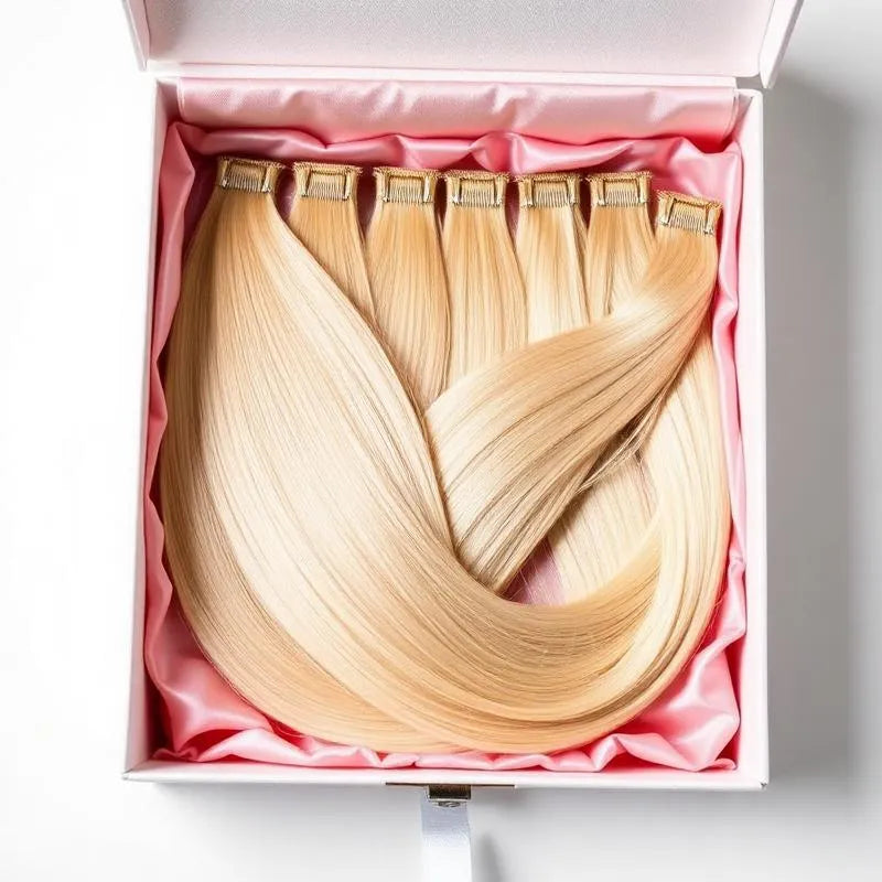 Silke’ luxury tape-in hair extensions – pre-washed virgin hair tape-ins for invisible, seamless blending and long-lasting installs